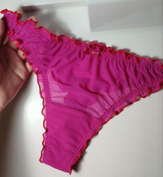Pink Marshmallow Mesh Panties – Soft, Stretchy, Lightweight Comfort