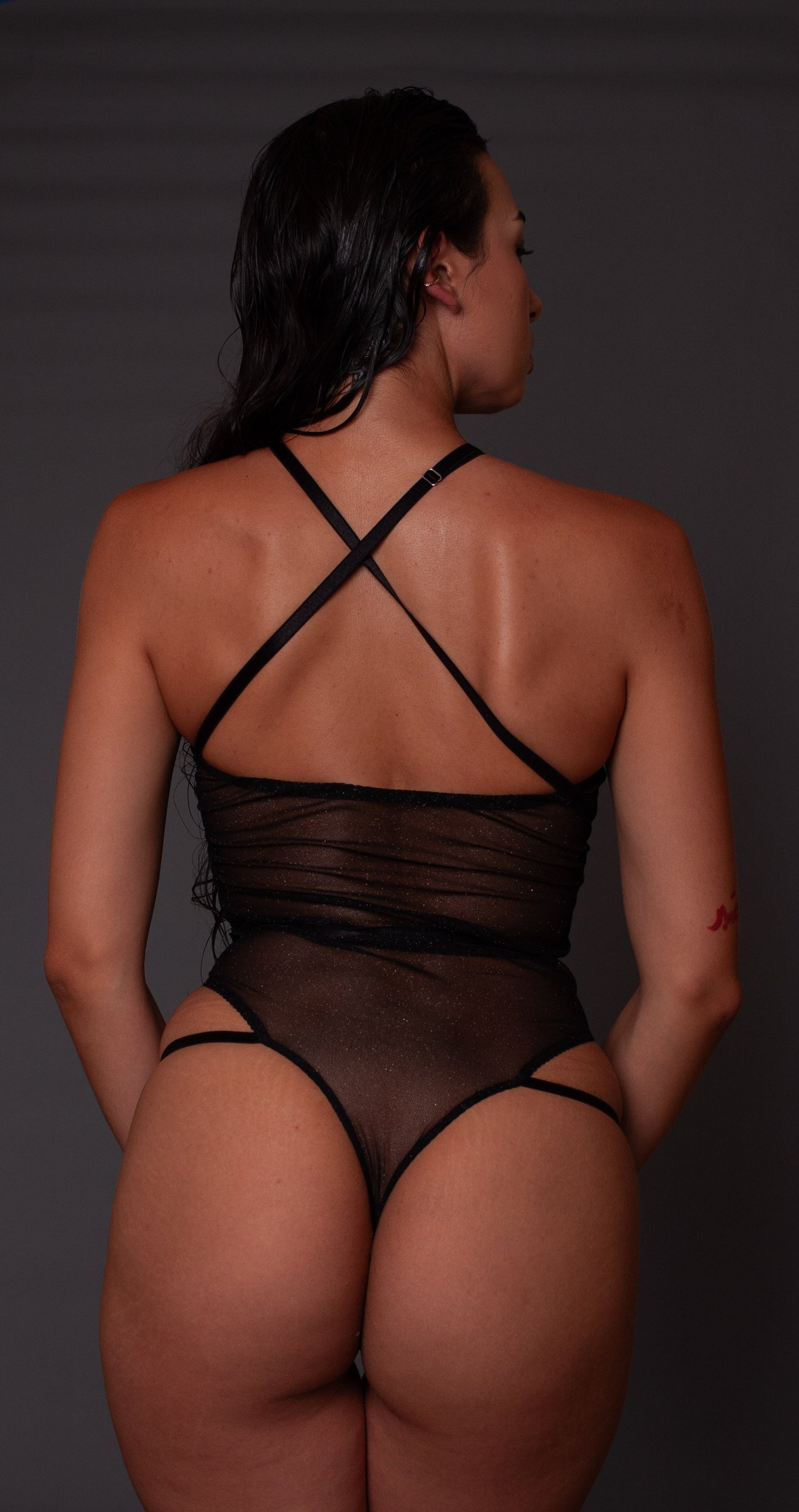 Handmade Mesh Bodysuit – Delicate & Elegant Design – Bellanita Cosmos Collection
