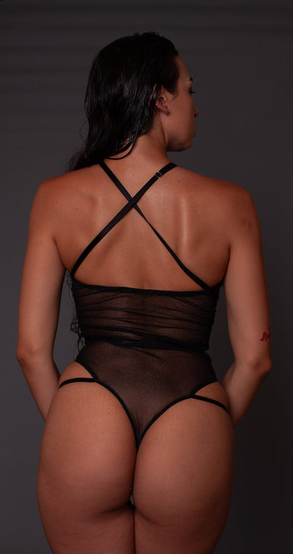 Handmade Mesh Bodysuit – Delicate & Elegant Design – Bellanita Cosmos Collection